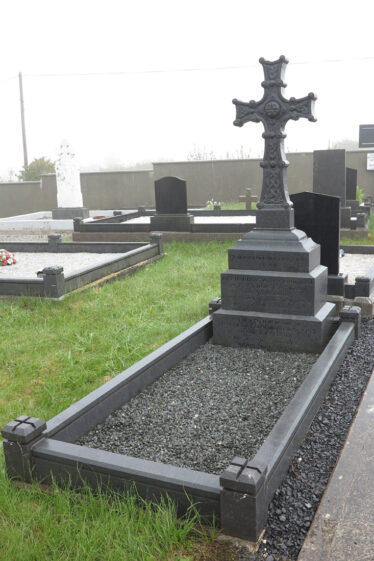 The Headstone and final resting place of Fr Martin O'Donnell in Murrevaugh Cemetery, Mulranny, Co. Mayo. | © Gerry Costello Photography
