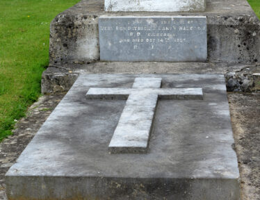 Gravestone of Fr Pat Waldron in Kilkerrin Church Grounds | © Gerry Costello Photography