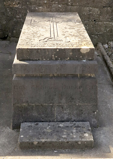 Final resting place and Gravestone of Fr Thomas Burke in Ballyhaunis Church Grounds | © Gerry Costello Photography