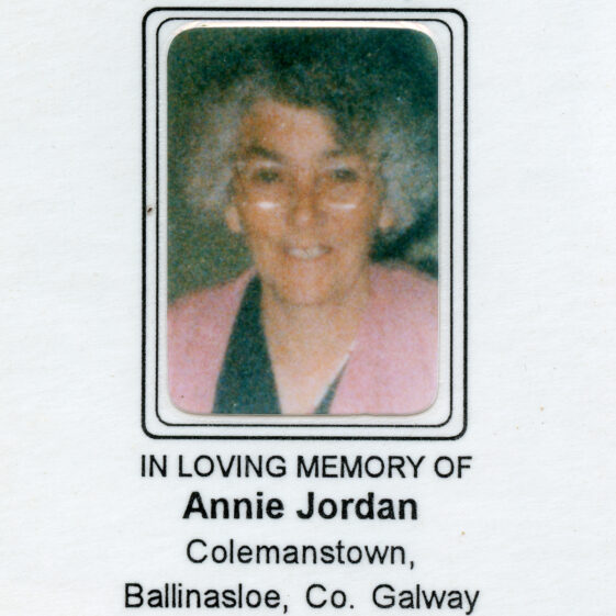 Annie Jordan, Pollacrossaun.