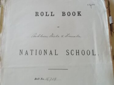 Front page of Roll Book, Ashtown National School | B. Doherty