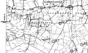 Copy of RMP map of Galway (Sheet 73) showing Ballinlough