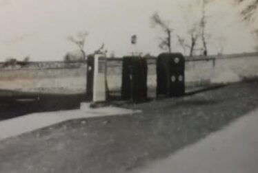 Three petrol/diesel pumps at Raftery's, Woodlawn