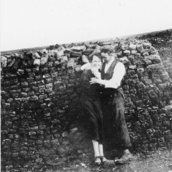 Couple by reek of turf, 1926 | Patricia Greber
