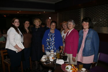 Mrs Sabina Higgins meeting with guests at Wards, Ballyfa