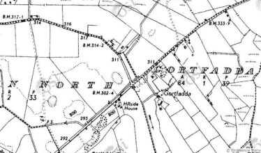 Map showing location of Recorded Monument GA086:074 (Ringfort)