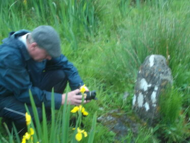 Des Doherty at Kinreask holy well,  June 2013 | B. Doherty 