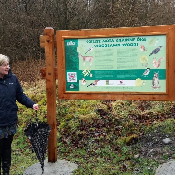 20170307_112734 Marie Mannion, Heritage Officer launches Woodlawn Nature Trail