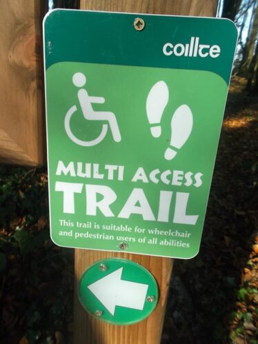 Multi Access Trail Sign, Woodlawn