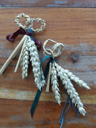Harvest Knots made at Turlough House 2017