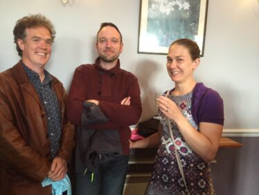 Tony Maher, Colin Forde, Joanna Forde at Book launch