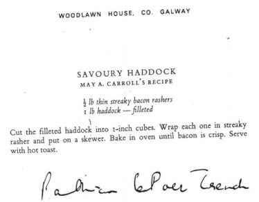 Savoury Haddock Recipe from Irish Country House Cooking