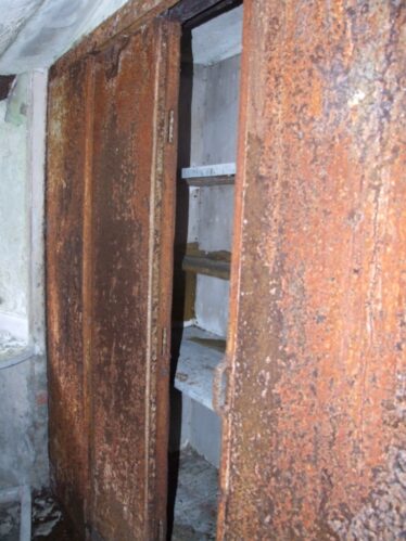 Safe in basement of Woodlawn House