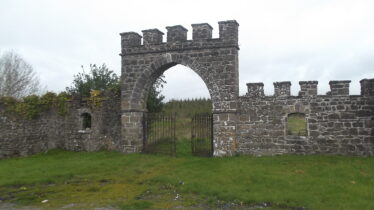Gate at Grocock's Castle