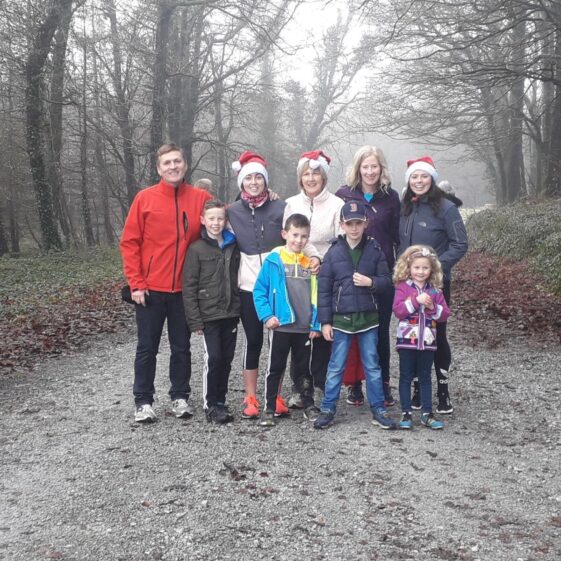 Marian Kenny with family and friends in Woodlawn Woods St. Stephens Day 2017 | Tom Kenny 2017
