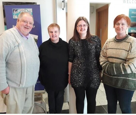 Tomas O'Cadhain Moycullen Historical Society, Breda Murray Finn Lackagh Museum & Heritage Centre, Pauline Connolly Milltown Heritage, Co Galway, and Bernie Doherty Woodlawn Heritage Group
 | Photo: Hazel Moycullen Historical Society