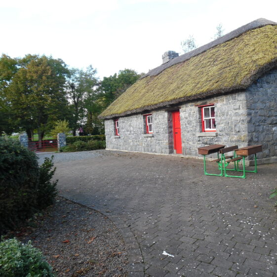 Side view of cottage