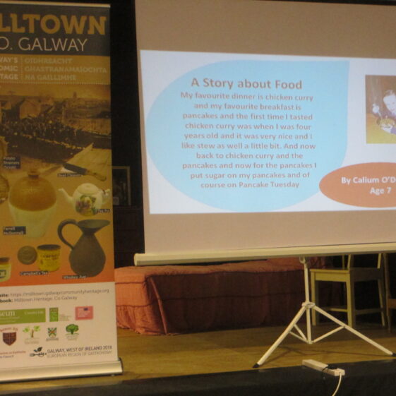 Power point presentation of stories | Photo: Frank Glynn