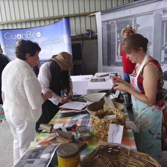 Athenry-Farm-to-Fork2 Deirdre McDonnell chatting about our collection | Photo: P Connolly