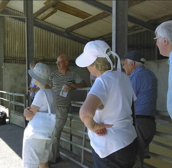 Athenry6 Marie Mannion discussing the transformation of the sheds into our heritage village | Photo: A Cosgrove