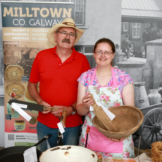 MHGWHG Tom Seale (Woodlawn Heritage Group) & Pauline Connolly (Milltown Heritage) | Photo: Hany Marzouk