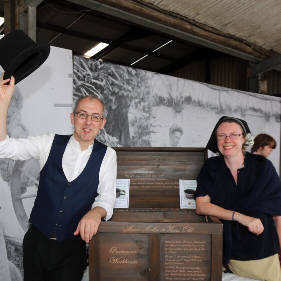 Steve-Dolan-Clare-Doyle Steve Dolan & Clare Doyle represented the The Irish Workhouse, Portumna | Photo: Hany Marzouk