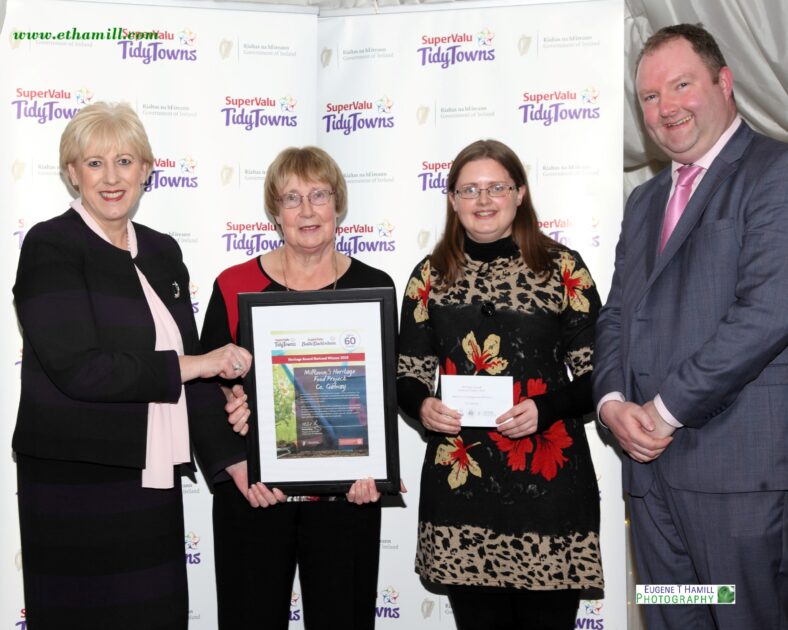 Minister Heather Humpreys, Minister for Business, Enterprise & Innovation presents Frances Murphy & Pauline Connolly  with Milltown Heritage's national award |  Eugene T Hamill photography 2018