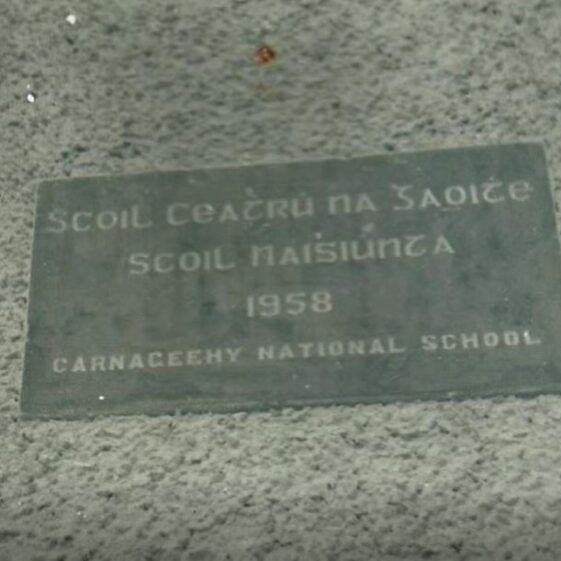 Plaque dated 1958