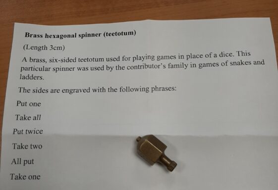 Brass hexagonal Spinner