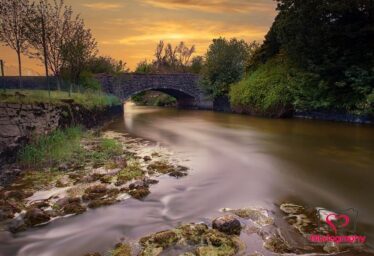 Sunset on the bridge