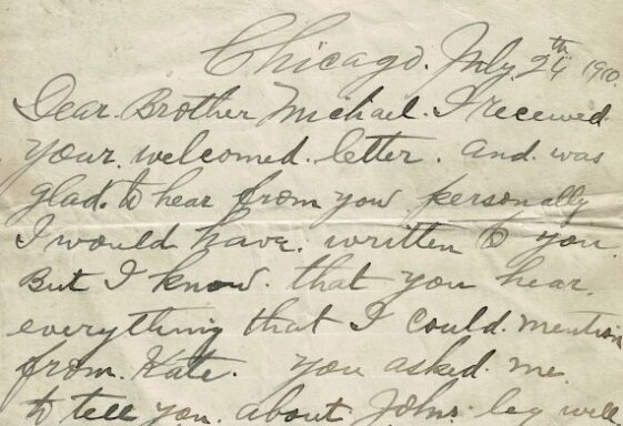 M109: Australia Letter from John McHugh