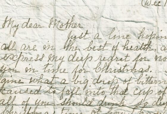 M110: Australia Letter from Lizzie McHugh