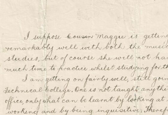 M112: Australia Letter from John McHugh Junior