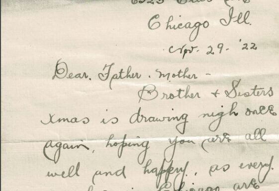 M116: USA Letter from Patt, Mary and Michael