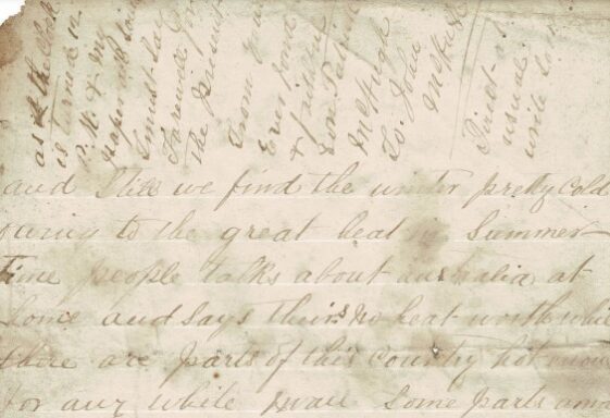 M13: Australia Letter from Patrick McHugh to his parents