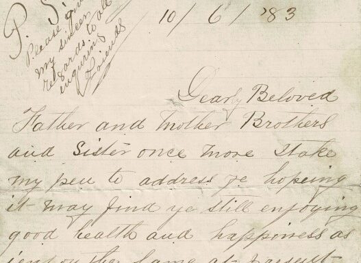 M15: Australia Letter from Patrick McHugh to his parents, brothers and sister