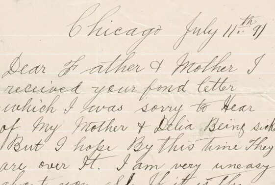 M33: USA Letter from Thomas McHugh to his parents