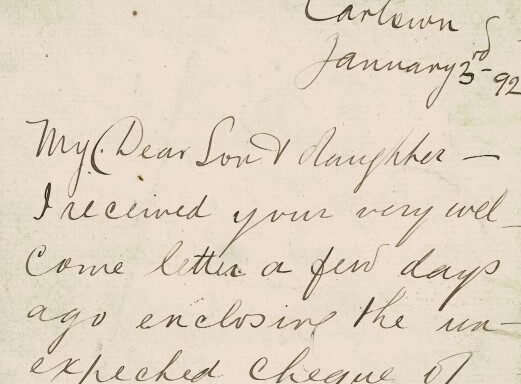 M37: Ireland Letters from the McHugh family to McHughs in Australia