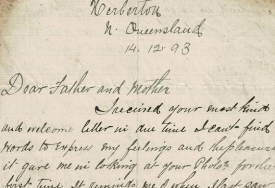 M46: Australia Letter from Patrick McHugh to his parents