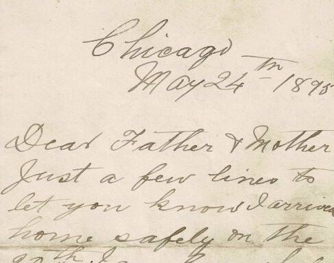 M53: USA Letter from Thomas McHugh to his parents