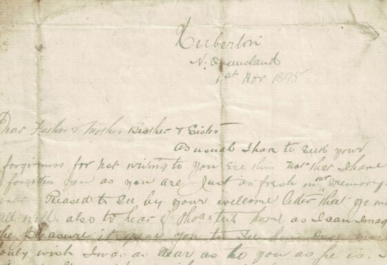 M55: Australia Letter from Patrick McHugh to his parents and family
