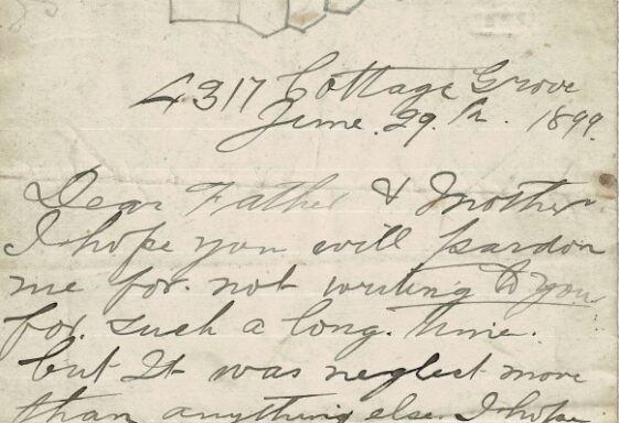 M62: USA Letter from Thomas McHugh to his parents