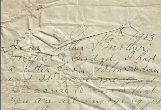 M79: USA Letter from Thomas McHugh to his parents, brother and sister-in-law