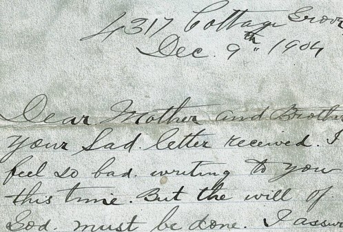 M81: USA Letter from Thomas McHugh to his mother and brother