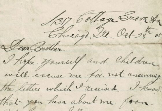 M86: USA Letter from Thomas McHugh to his brother