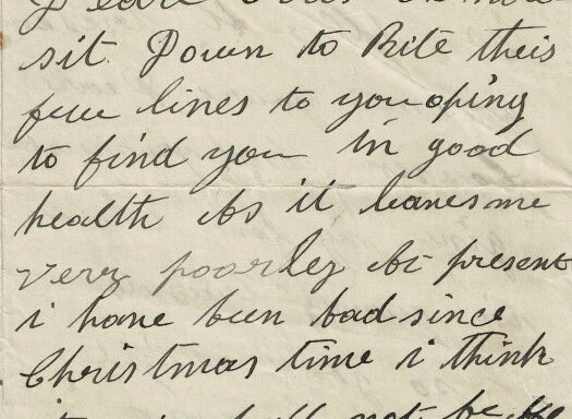 M91: England Letter from Patrick Flattery