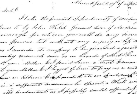 Welch Letter