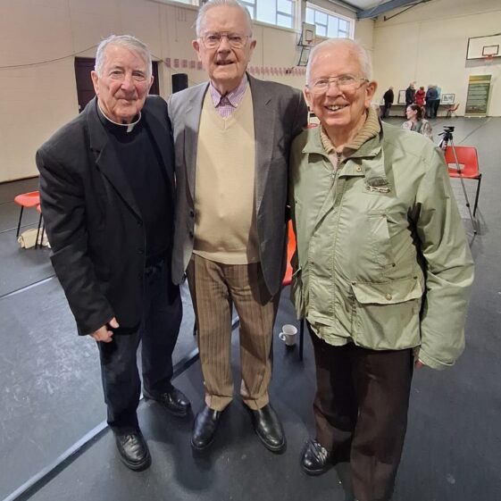 MM Milltown12 Fr John D Flannery, Frank Glynn, Fr Seamie Flannery | Photo: Marie Mannion, 2024