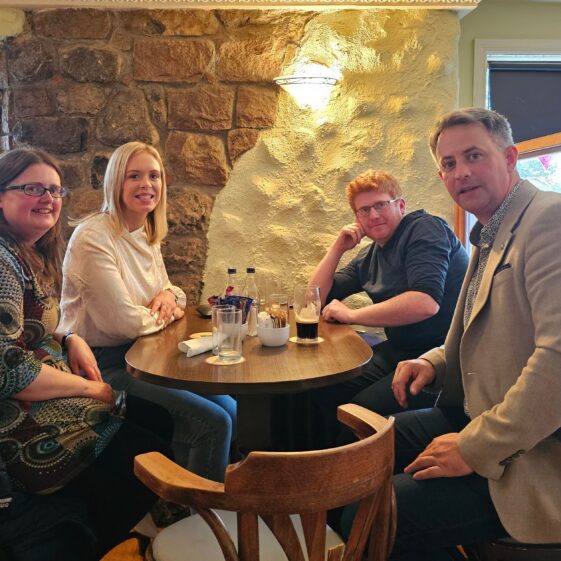 MS Milltown14 Pauline Connolly, Alice Fleming, Noel Connolly, Ray McGrath | Photo: Mary Sheridan, 2024