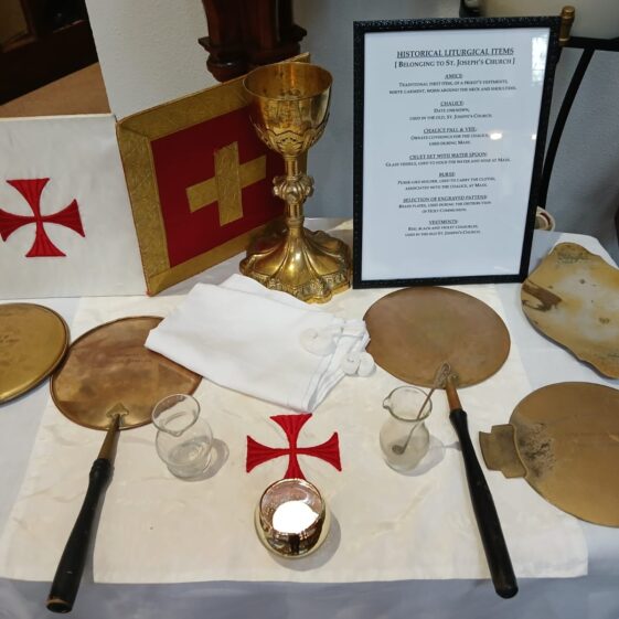 RM Milltown6 Historical liturgical items | Photo: Ray McGrath, 2024